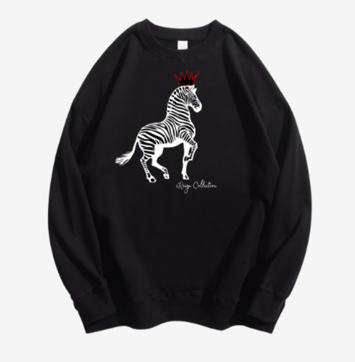 Zebra Sweatshirt - Women