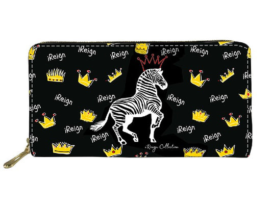 Raising Kings Wallet- Zebra